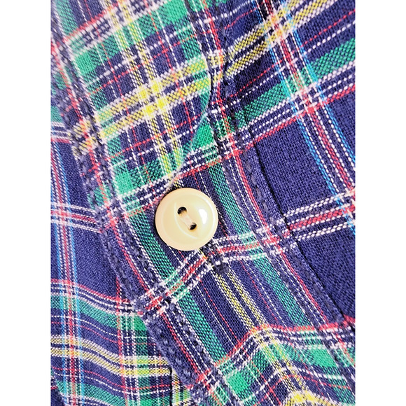 Nautica Jeans Co. Long Sleeve Plaid Multicolor Button Up Down Shirt NJ-99 Sz 2X - Picture 7 of 11